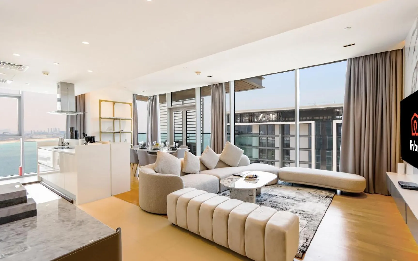 Livbnb - Bluewaters 3Br Plus Maid'S, With Sea Views Dubai